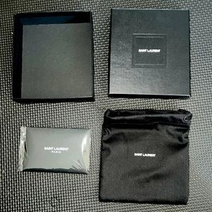 YSL Yves Saint Laurent Paris Box Brand New 4in 1/2 5in 1/8 empty box black